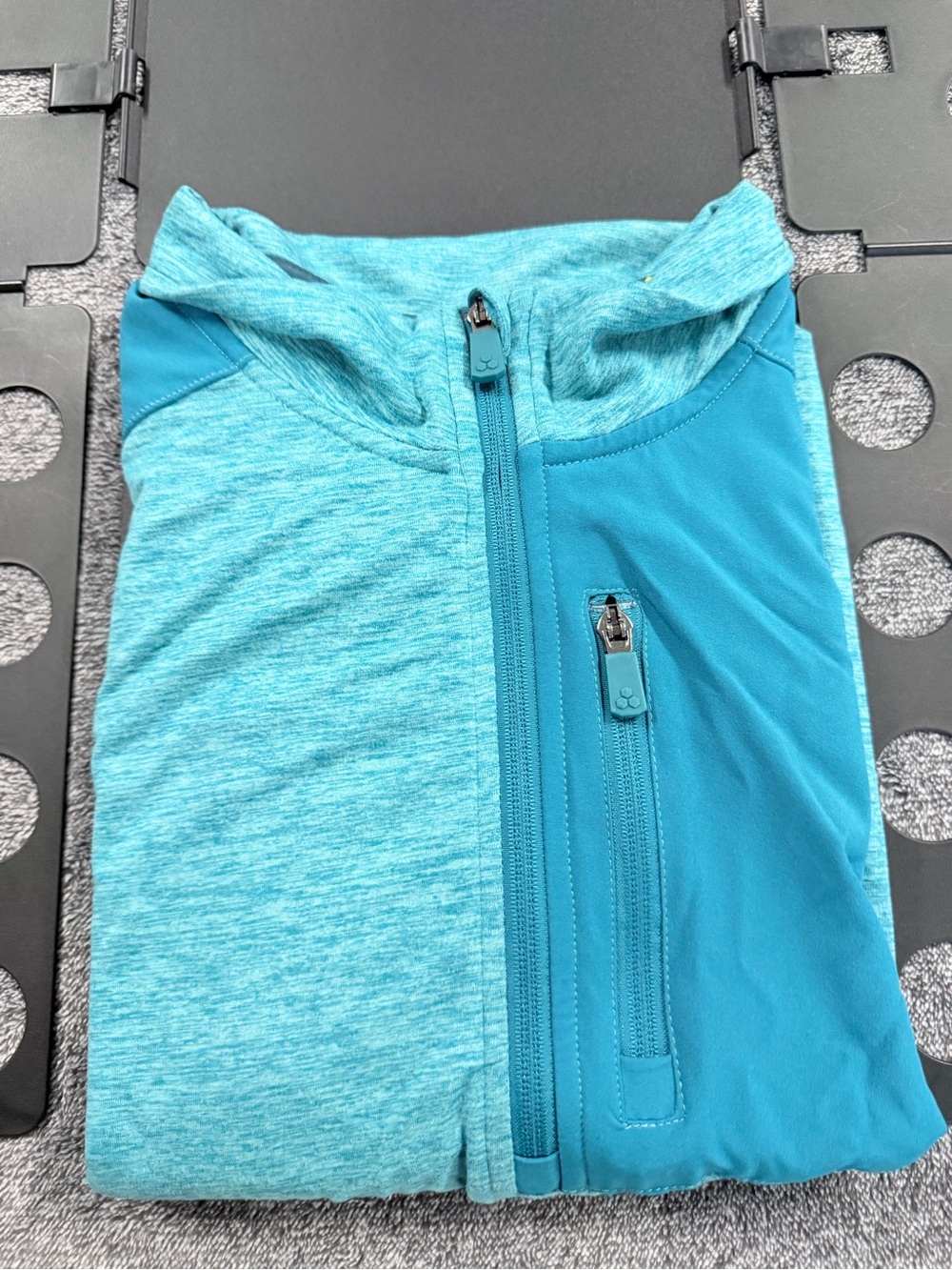 SKU 1321 Tek gear Teal Zip-Up Hoodie Jacket